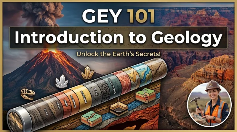 GEY 101 Introduction to Geology