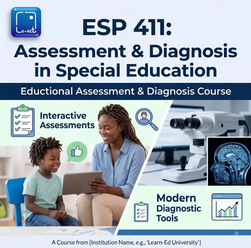 ESP 411 Assessments and Diagnosis in Special Education