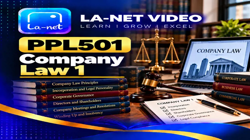 PPL 501 Company Law 1