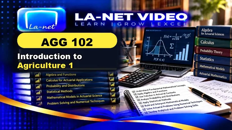 AGG 102 Introduction to Agriculture 1