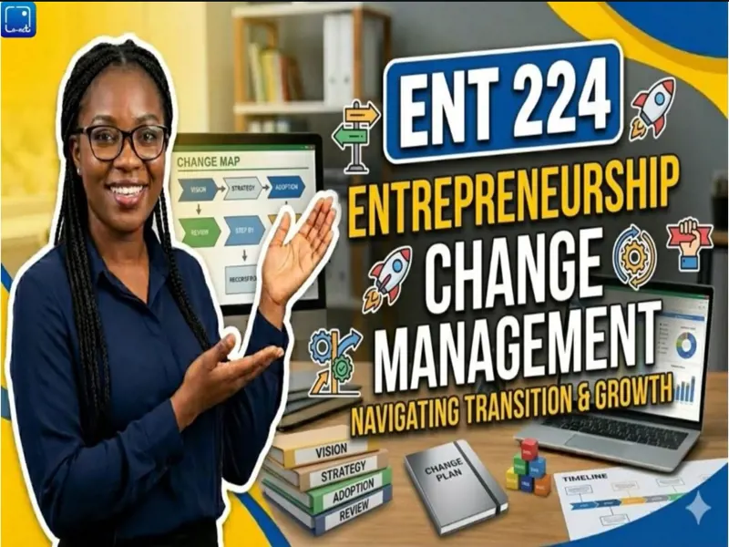 ENT 224 Entrepreneurship and Change Management.