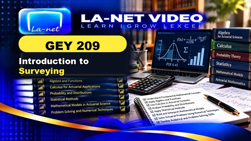 GEY 209 Introduction to Surveying