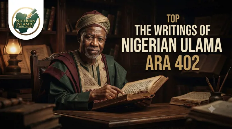ARA402 The Writings of Nigerian Ulama