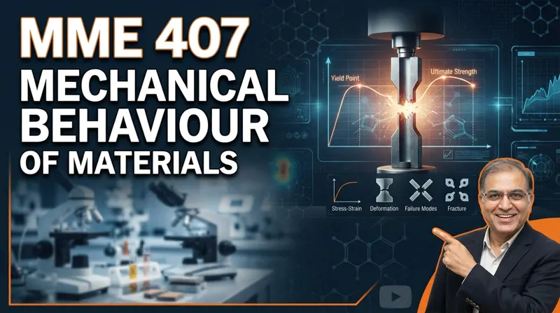 MME407 Mechanical Behaviour of Materials
