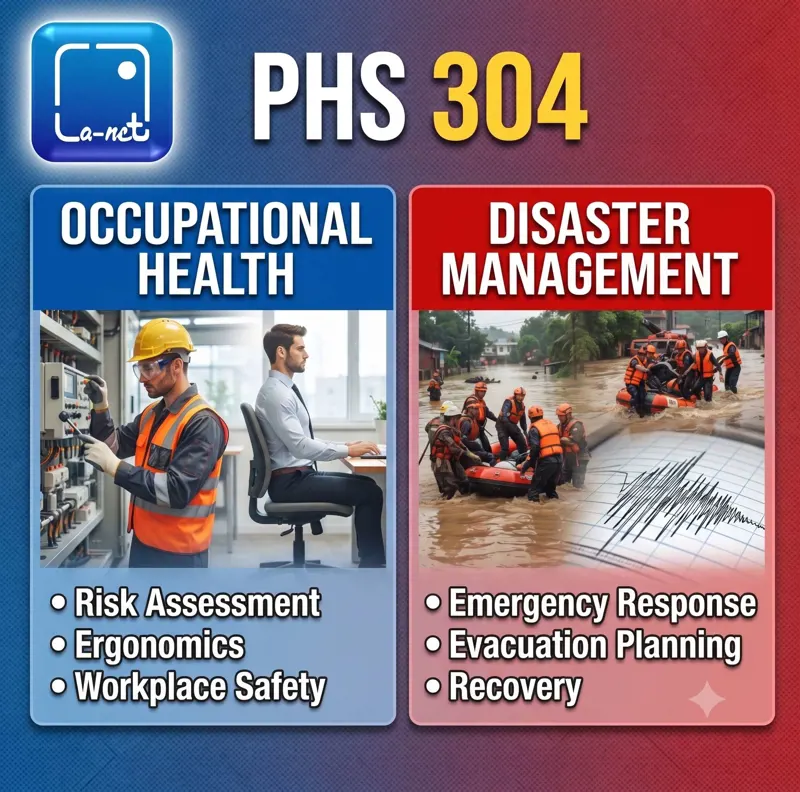 PHS 304 Occupational health and disaster management