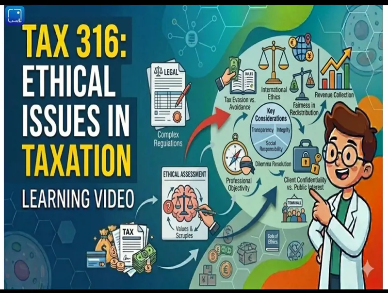 TAX 316 Ethical issues in Taxation