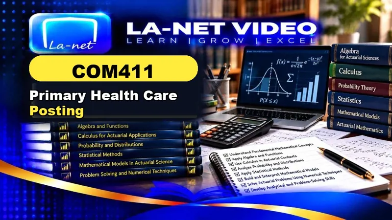 COM411 Primary Health Care Posting