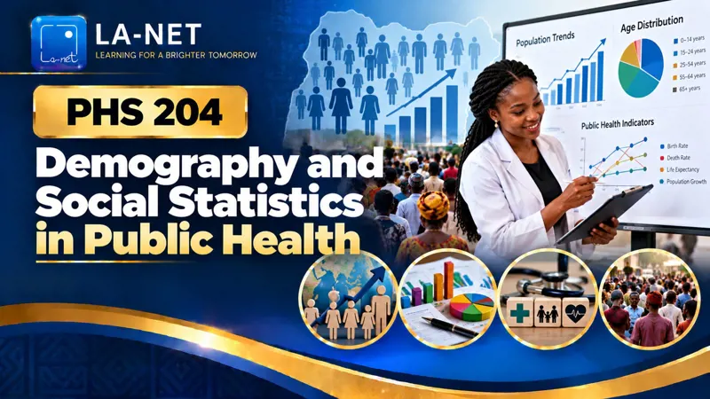 PHS 204 Demography and social statistics in public health