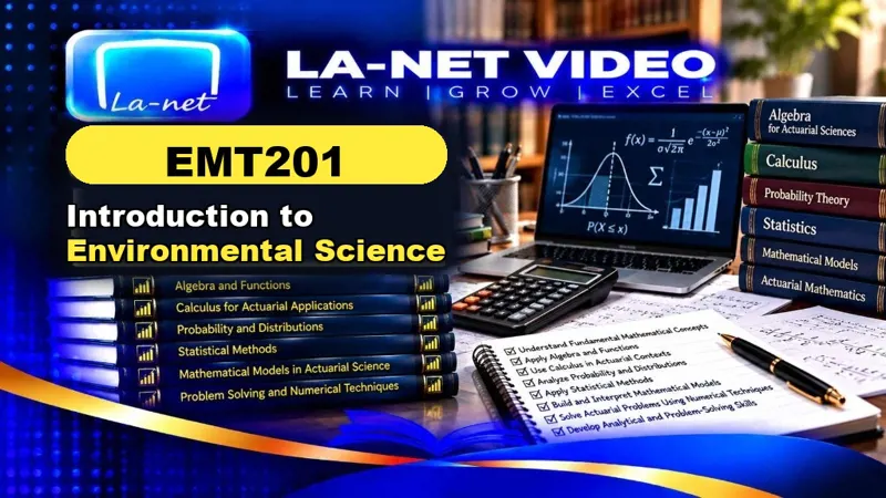 EMT201 Introduction to Environmental Science