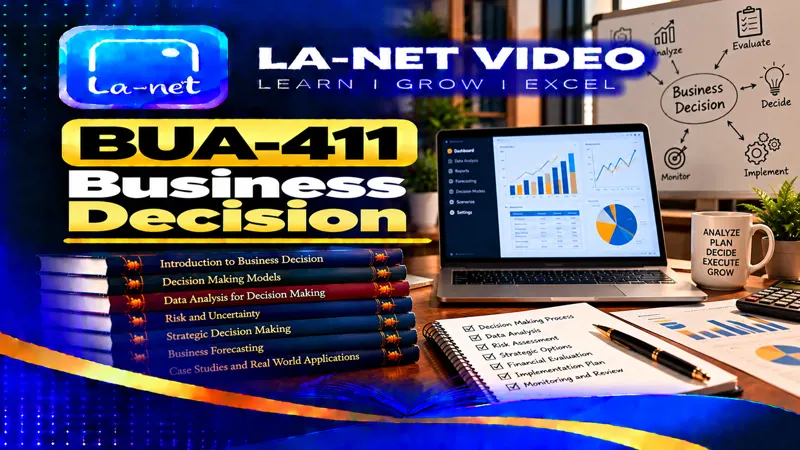 BUA 411 Analysis for Business Decision