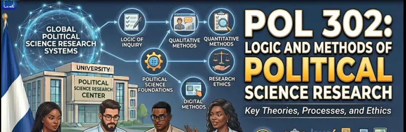 POL 302 Logic and Methods of Political Science Research
