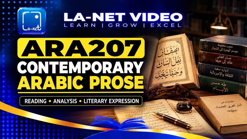 ARA207 Contemporary Arabic Prose