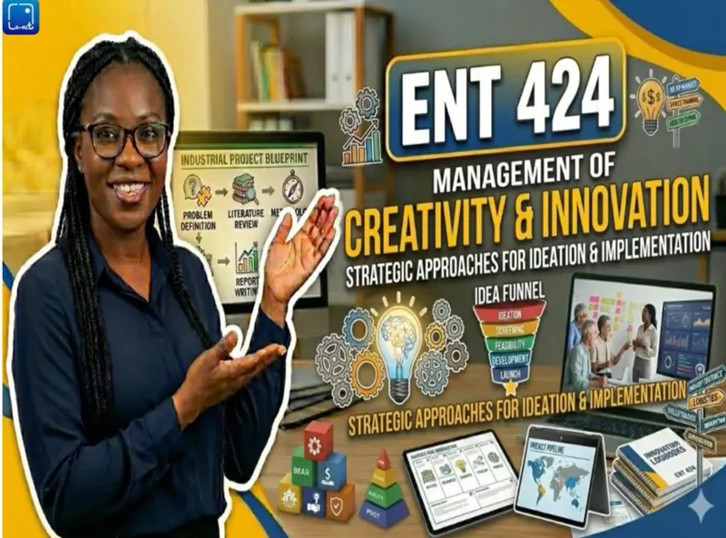 ENT 424 Management of Creativity and Innovation.