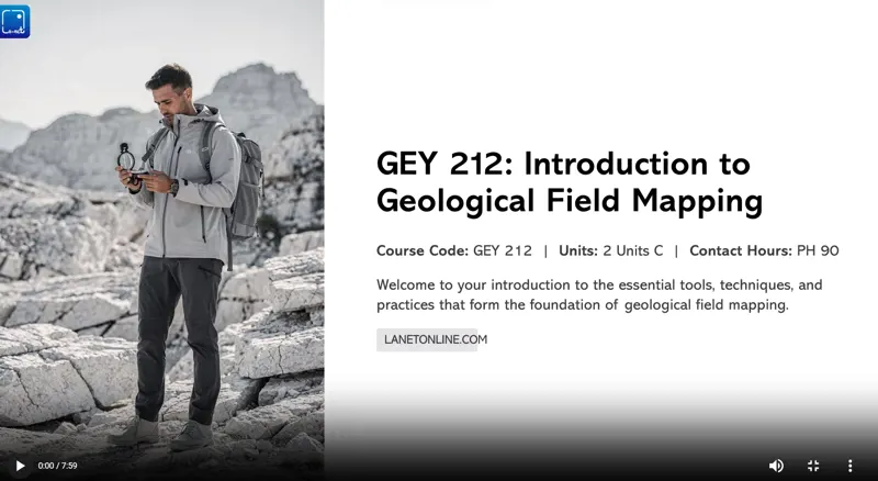 GEY 212 Field measurement and mapping techniques