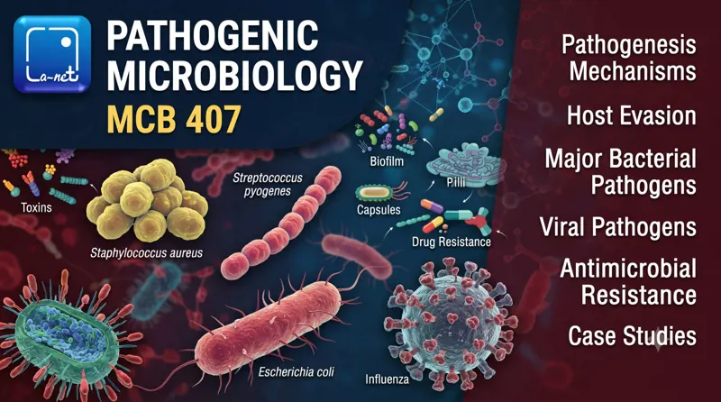 MCB 407 Pathogenic Microbiology