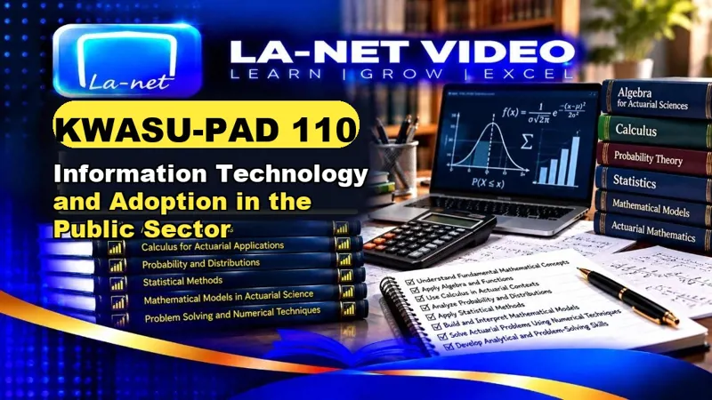 KWASU-PAD 110 Information Technology and Adoption in the Public Sector