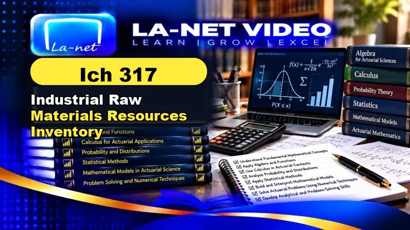 Ich 317 Industrial Raw Materials Resources Inventory