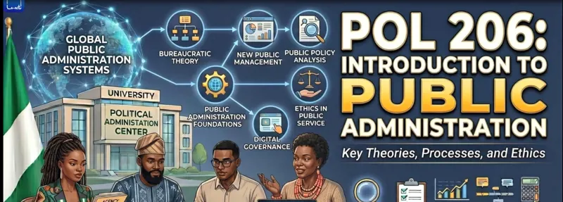 POL 206 Introduction to Public Administration