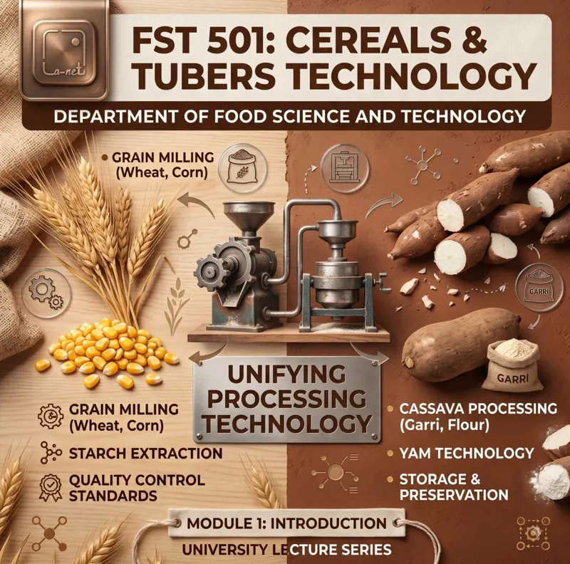 FST501 Cereals and Tubers Technology