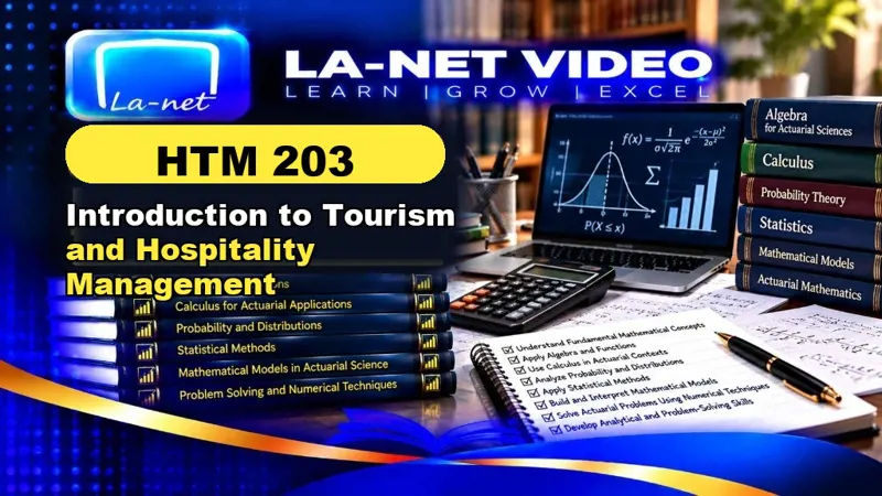 HTM 203 Introduction to Tourism and Hospitality Management