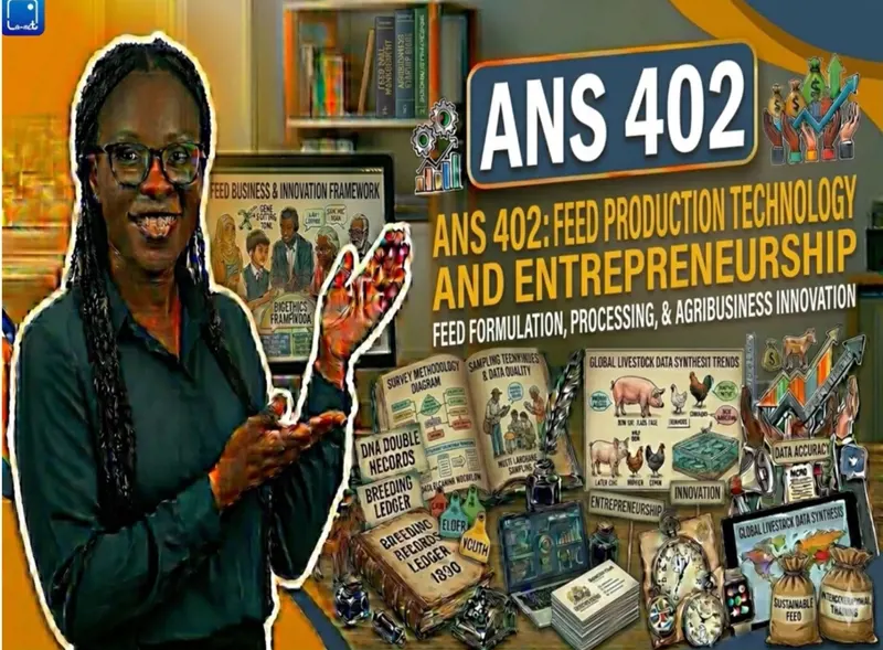 ANS 402 Feed Production Technology and Entrepreneurship.