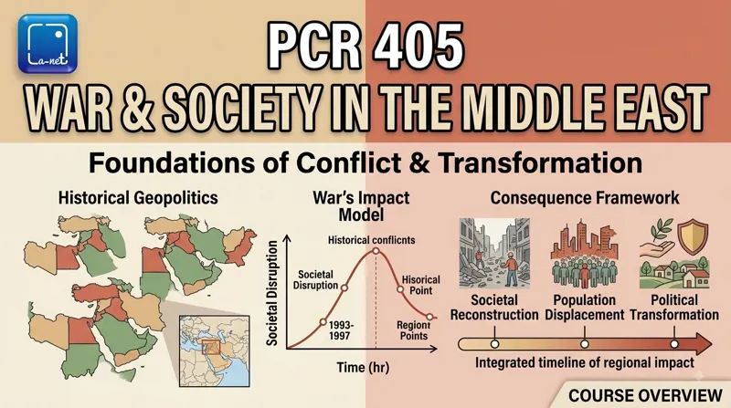 PCR 405 War and society in the middle east