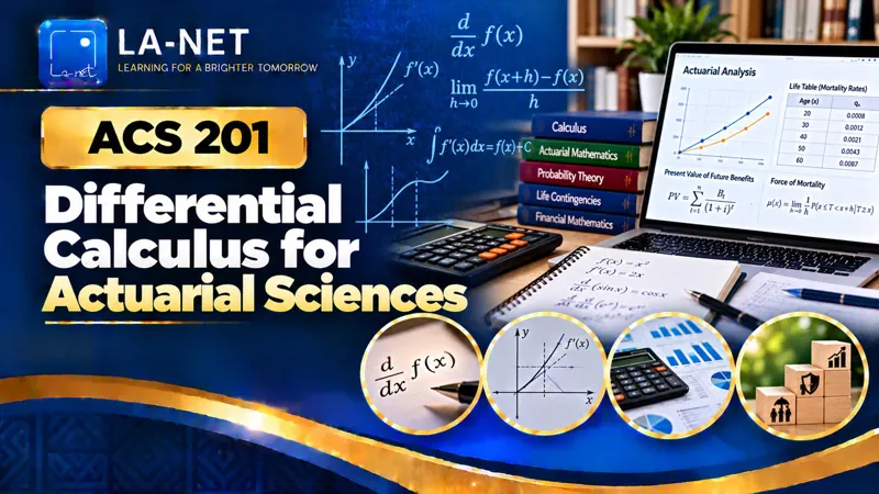 ACS 201 Differential Calculus for Actuarial Sciences