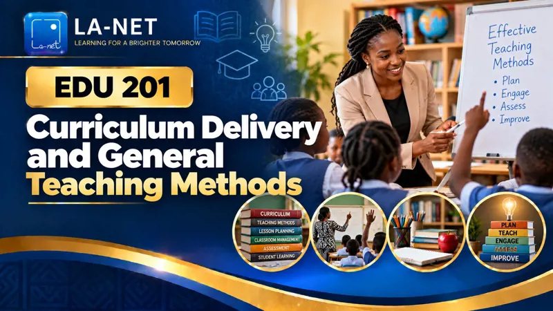 EDU 201 Curriculum Delivery and General Teaching Methods