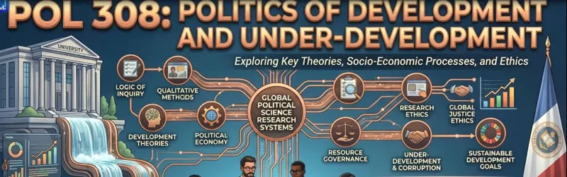 POL308 Politics of Development and Under-Development