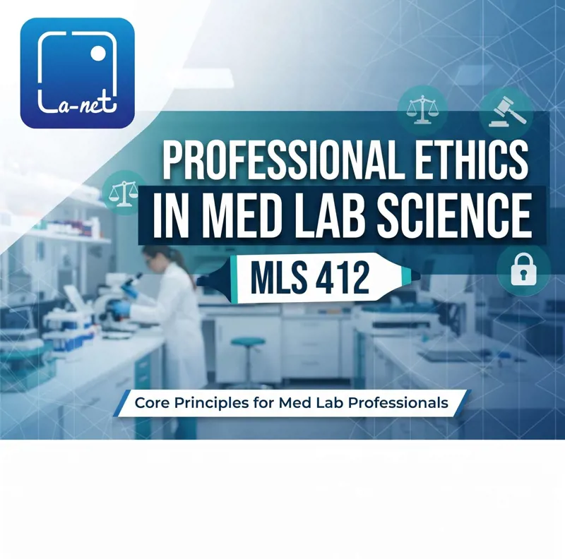 MLS 412 Professional Ethics in Medical Laboratory science
