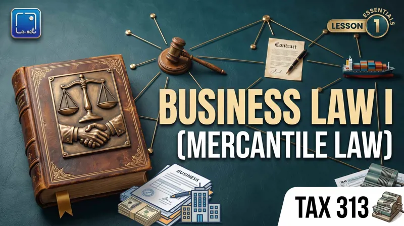 TAX 313 Business law (Mercantile law)