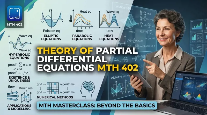 MTH 402 Theory Of Partial Differential Equations