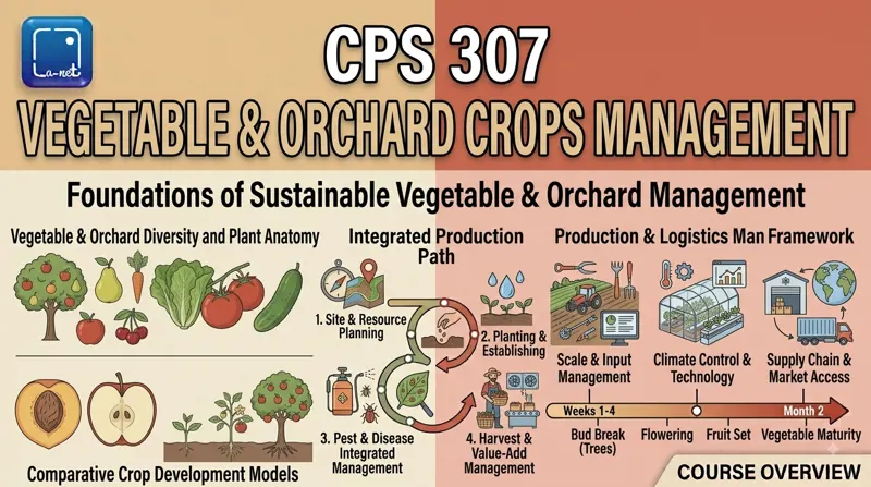 CPS307 Vegetable and Orchard Crops Management