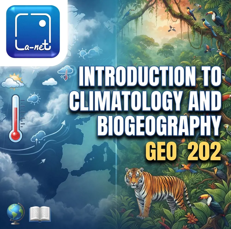 GEO 202 INTRODUCTORY CLIMATOLOGY AND BIOGEOGRAPHY