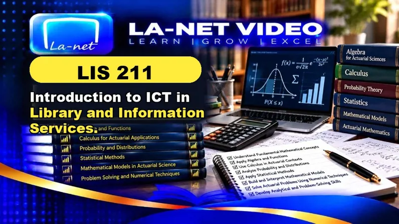 LIS 211 Introduction to ICT in Library and Information Services.