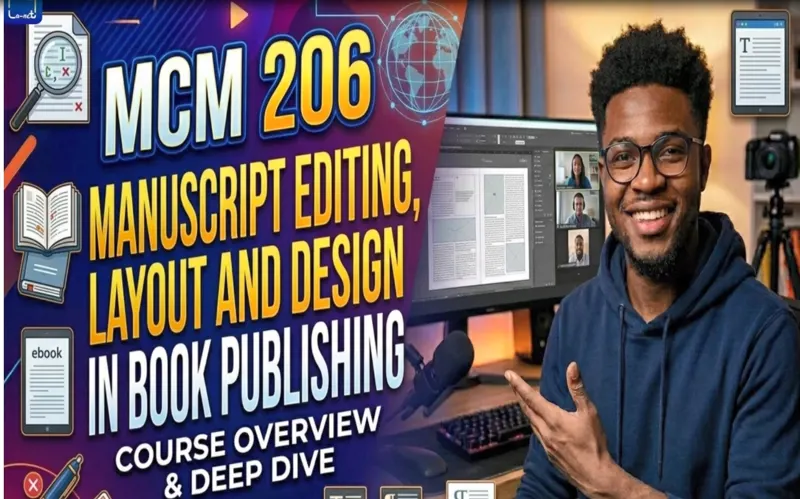 MCM 206 Manuscript Editing, Layout and Design in Book Publishing.