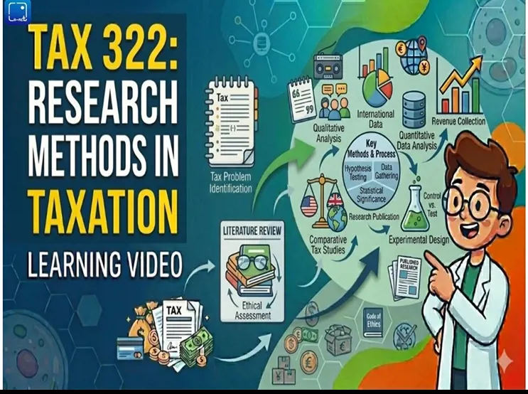 TAX 322 Research methods in Taxation