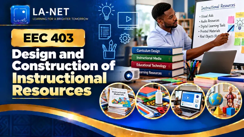 EEC 403 Design and construction of instructional resources