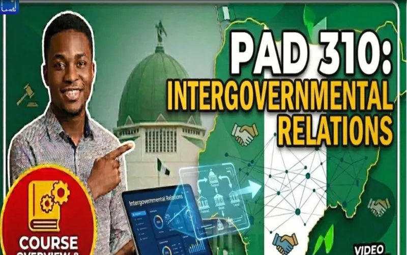 PAD 310 Intergovernmental relations