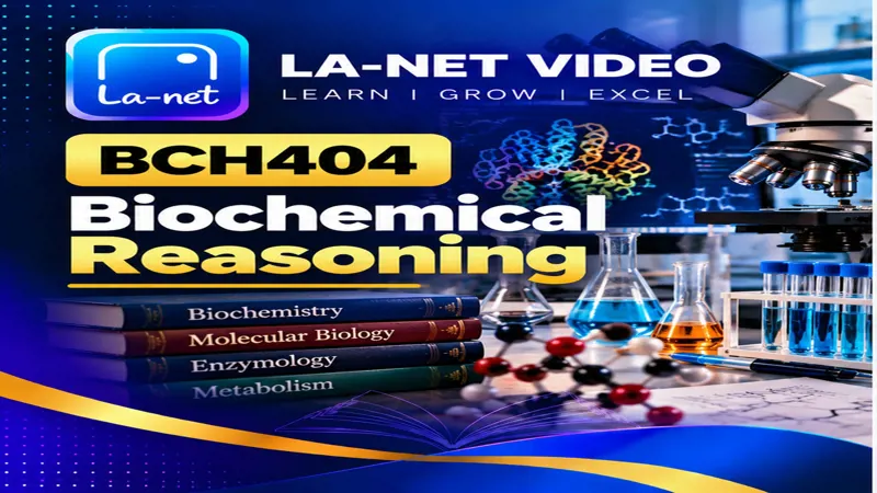 BCH 404 Biochemical reasoning