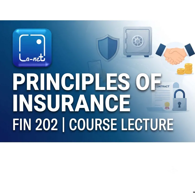 FIN 202 Principles of Insurance