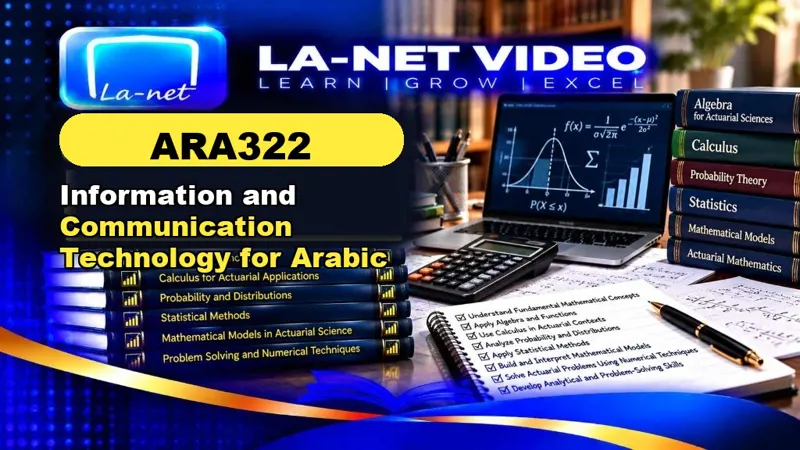 ARA322 Information and Communication Technology for Arabic