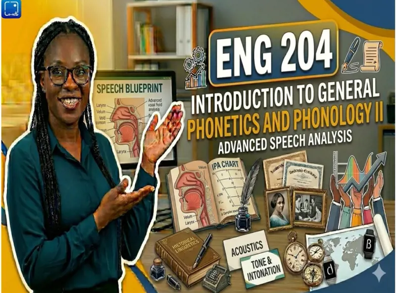 ENG 204 Introduction to General Phonetics and Phonology