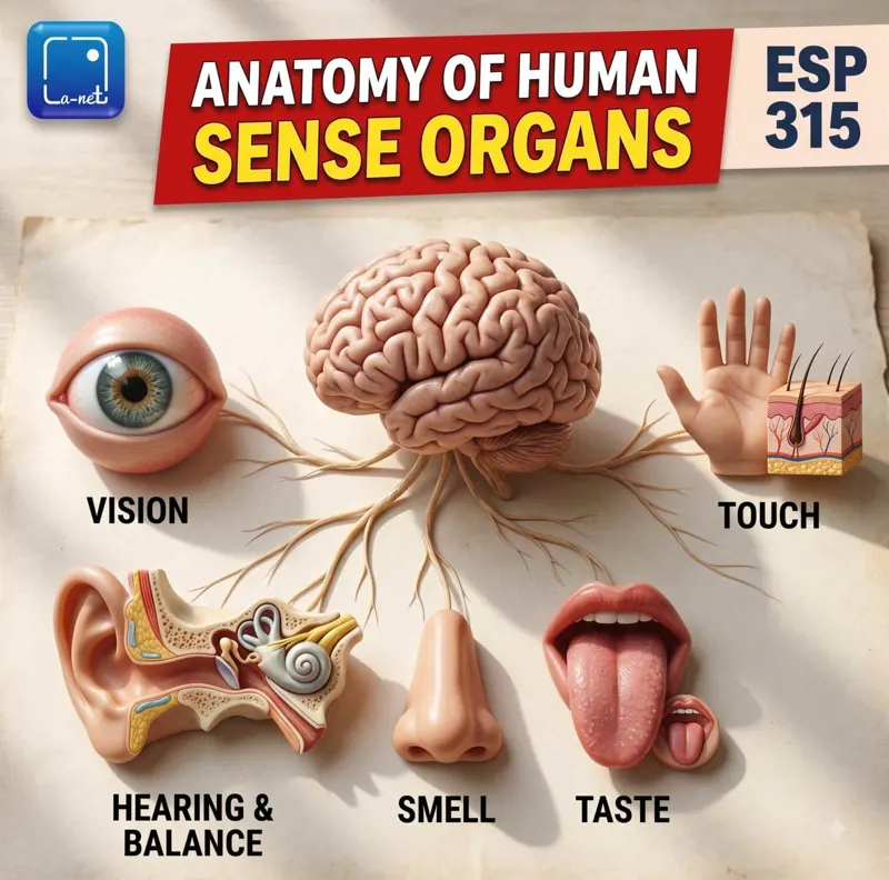 ESP 315 Anatomy of the Human Sense Organs
