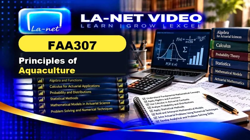 FAA 307 Principles of Aquaculture