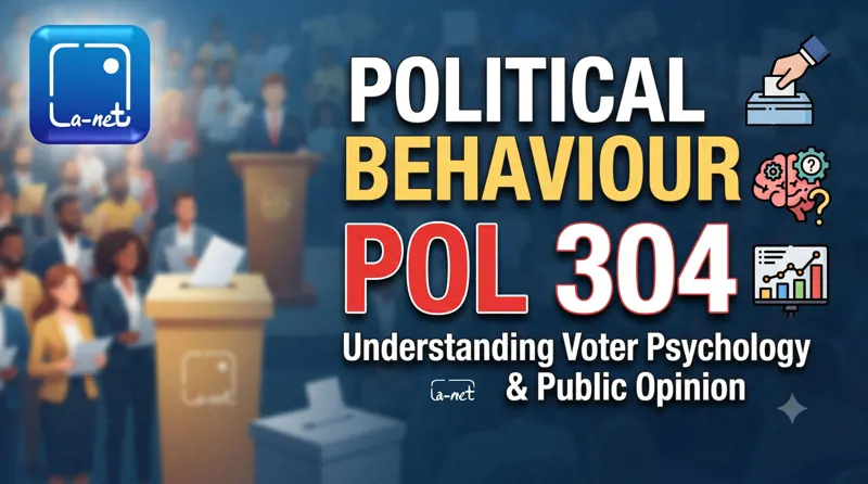 POL 304 Political Behaviour
