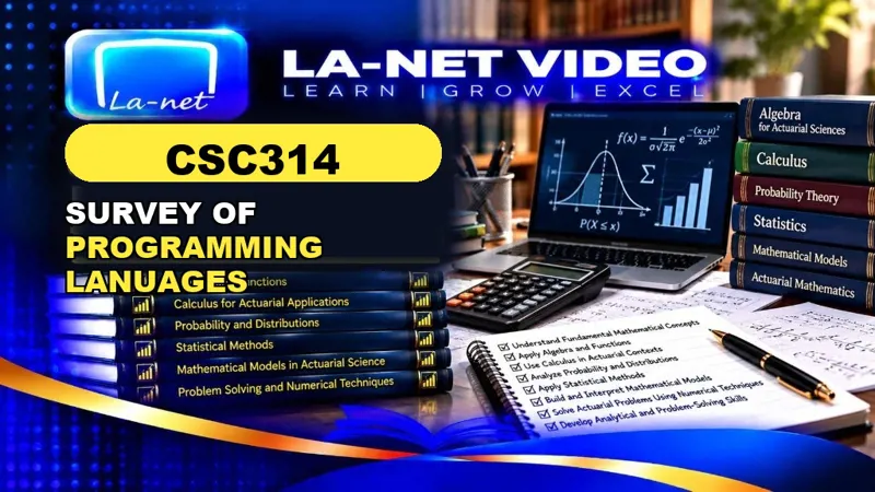 CSC314 SURVEY OF PROGRAMMING LANUAGES