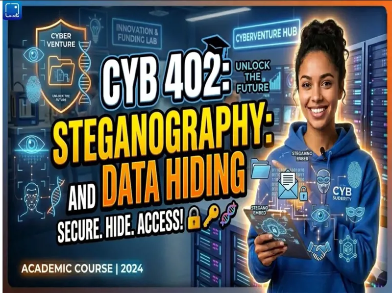 CYB 402 STEGANOGRAPHY: ACCESS METHODS AND DATA HIDING